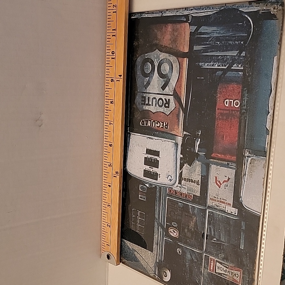New ROUTE 66 Gas Station Metal Sign - Picture 2 of 5